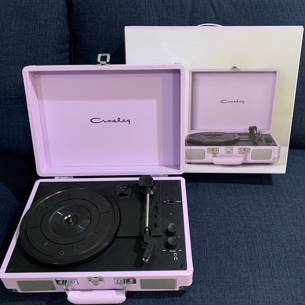 Lavender Crosley Record Player